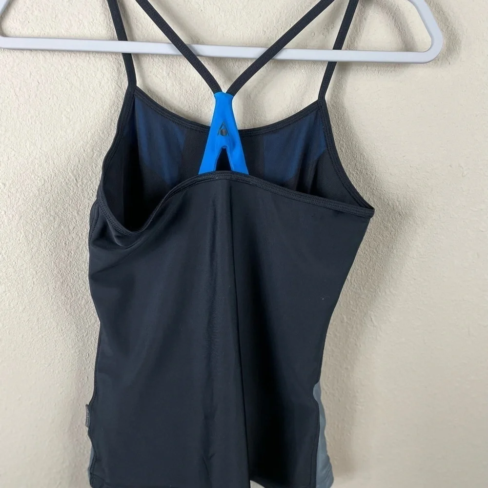 AQUA SPHERE Aqua Light tankini swim‎ tank top Flavia Chic Back, sz 10, EUC
